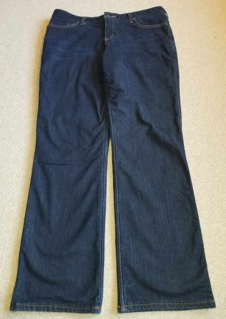 Womens Jeans-CARHARTT- blue denim 